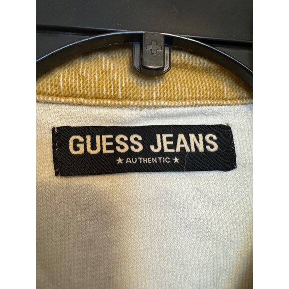 Guess Jeans Womens XL Tan Corduroy Jacket Button Down Long Sleeve Casual Style - Picture 3 of 6